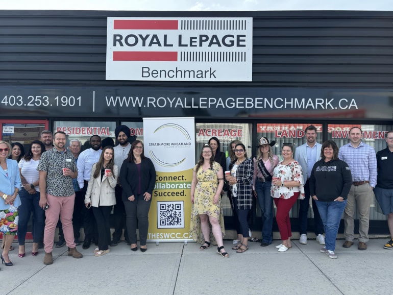 Business owners in Strathmore come together to network during 'Coffee